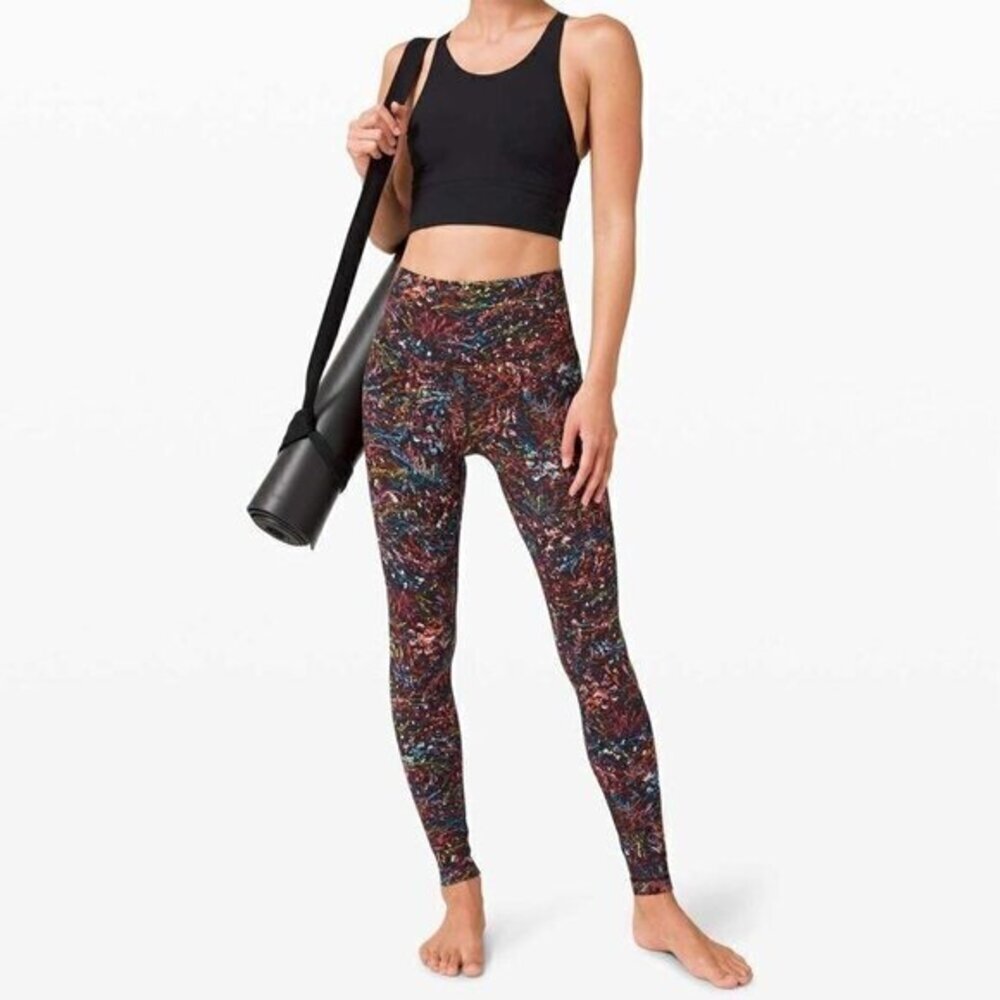 Lululemon Align Pant Foliage Overlay Multi size 0